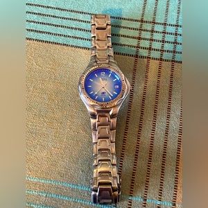 Womens silver Fossil watch